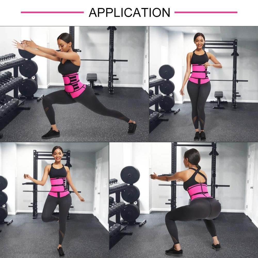 Hexin Shapewear Verified Pro HEXIN High quality waist high compression fat burning neoprene corset waist trainer belt