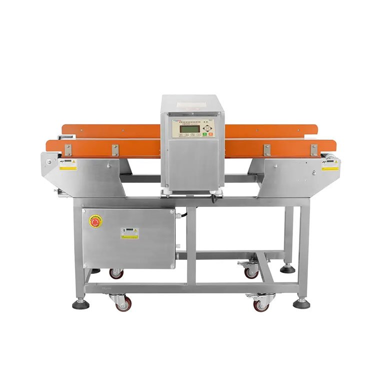 Metal Detection Equipment / Tunnel Metal Detector For Food Processing Industry With Conveyor Belt