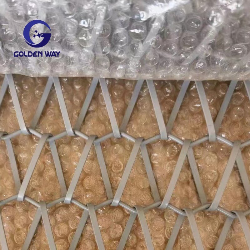 Manufacturer SS304 Efficient Heat Resistant Stainless Steel Spiral Wire Mesh Conveyor Belt For Tunnel Oven Chain