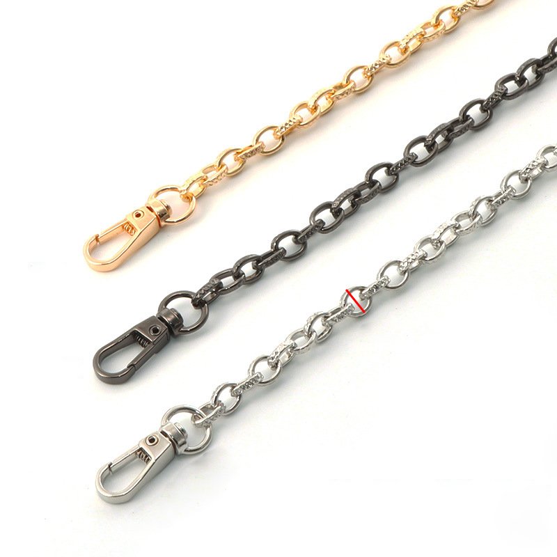 2024 Fashion Handbag Hardware Chains Bag Accessories 3 Colors Replacement Bag Straps Purse Crossbody Metal Bag Chains