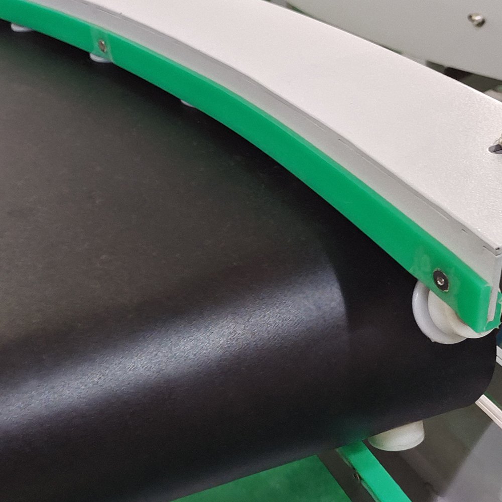 Bifa Automatic Production Aluminum 90 Degree Conveyor Belt Turn Curve Belt Conveyor