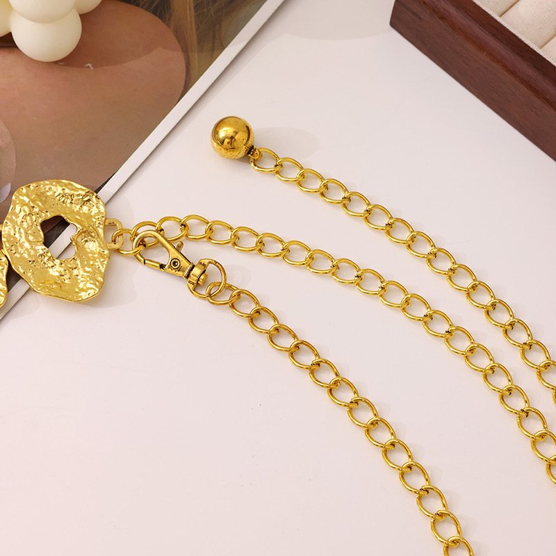 Fashion Summer Beach Sexy Women Dress Jewelry Waist Chain Stainless Steel Gold Fine Jewelry Body Chain