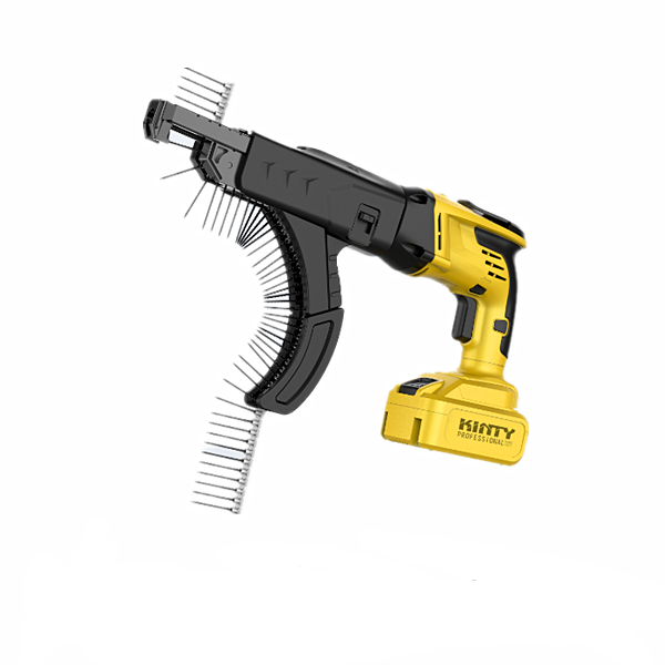 KINTY Electric Chain Belt Screw Gun Adapter Lithium Drywall Screwdriver For Chain Belt Screw Gun