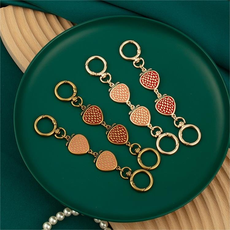 Trendy Handbag Accessories Strawberry Purse Shoulder Replacement Belt Bag Strap Extension Chain for Handbag Purse