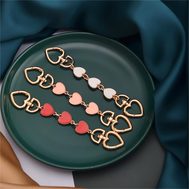 Trendy Handbag Accessories Strawberry Purse Shoulder Replacement Belt Bag Strap Extension Chain for Handbag Purse