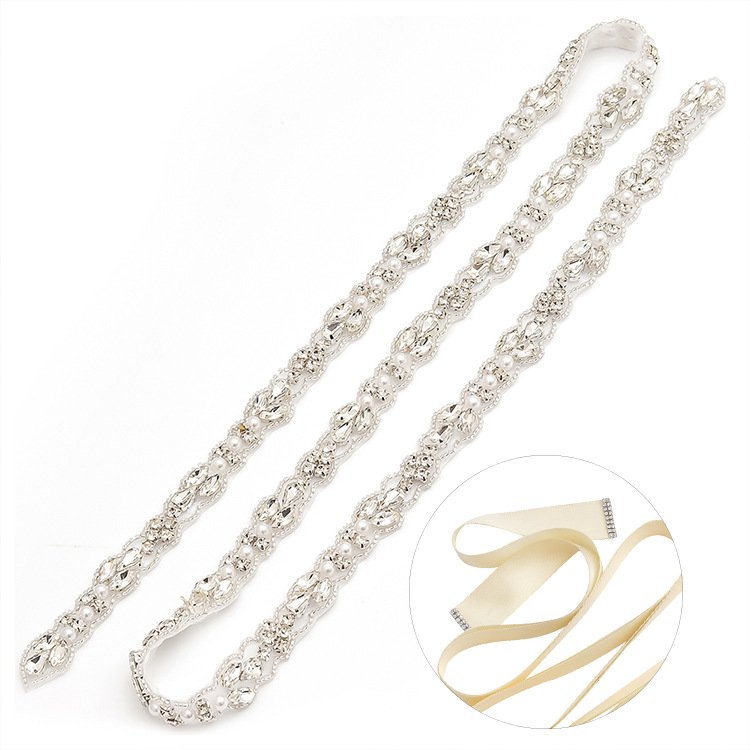 Crystal Sash Women Waist Chain Rhinestone Wedding Accessories Bridal Belt For Bridal Dress