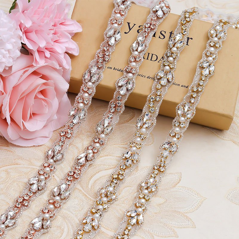 Crystal Sash Women Waist Chain Rhinestone Wedding Accessories Bridal Belt For Bridal Dress