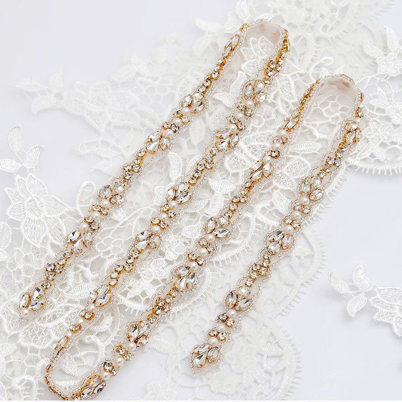 Crystal Sash Women Waist Chain Rhinestone Wedding Accessories Bridal Belt For Bridal Dress