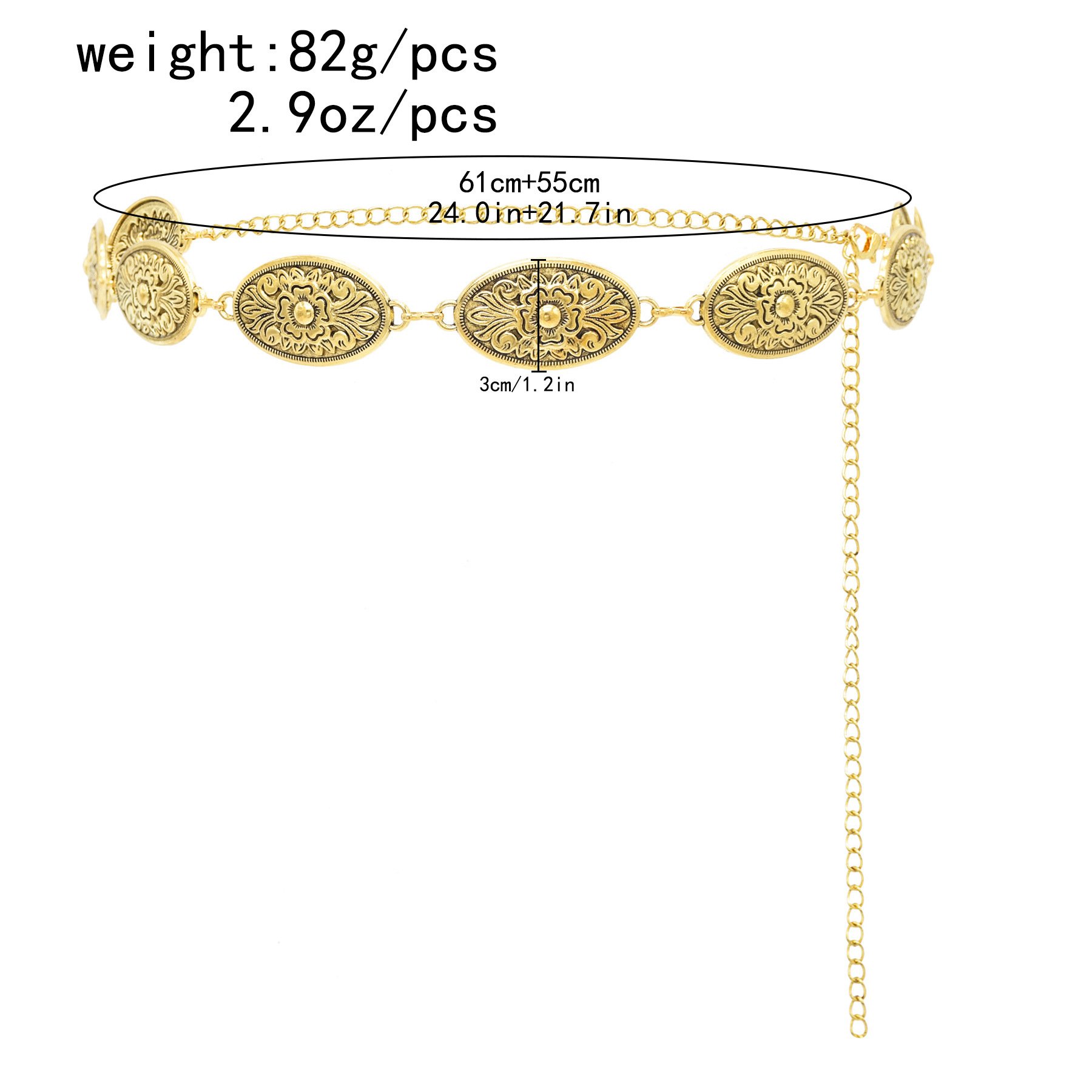 Golden Silver Metal Carves Flower Women Belt Women Accessories Carved Pattern Dress Waist Belly Chains Popular