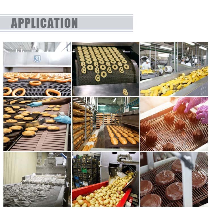 conveyor belt high temp wire stainless chain plate spiral conveyor chain perforated honeycomb food grade metal conveyor belt