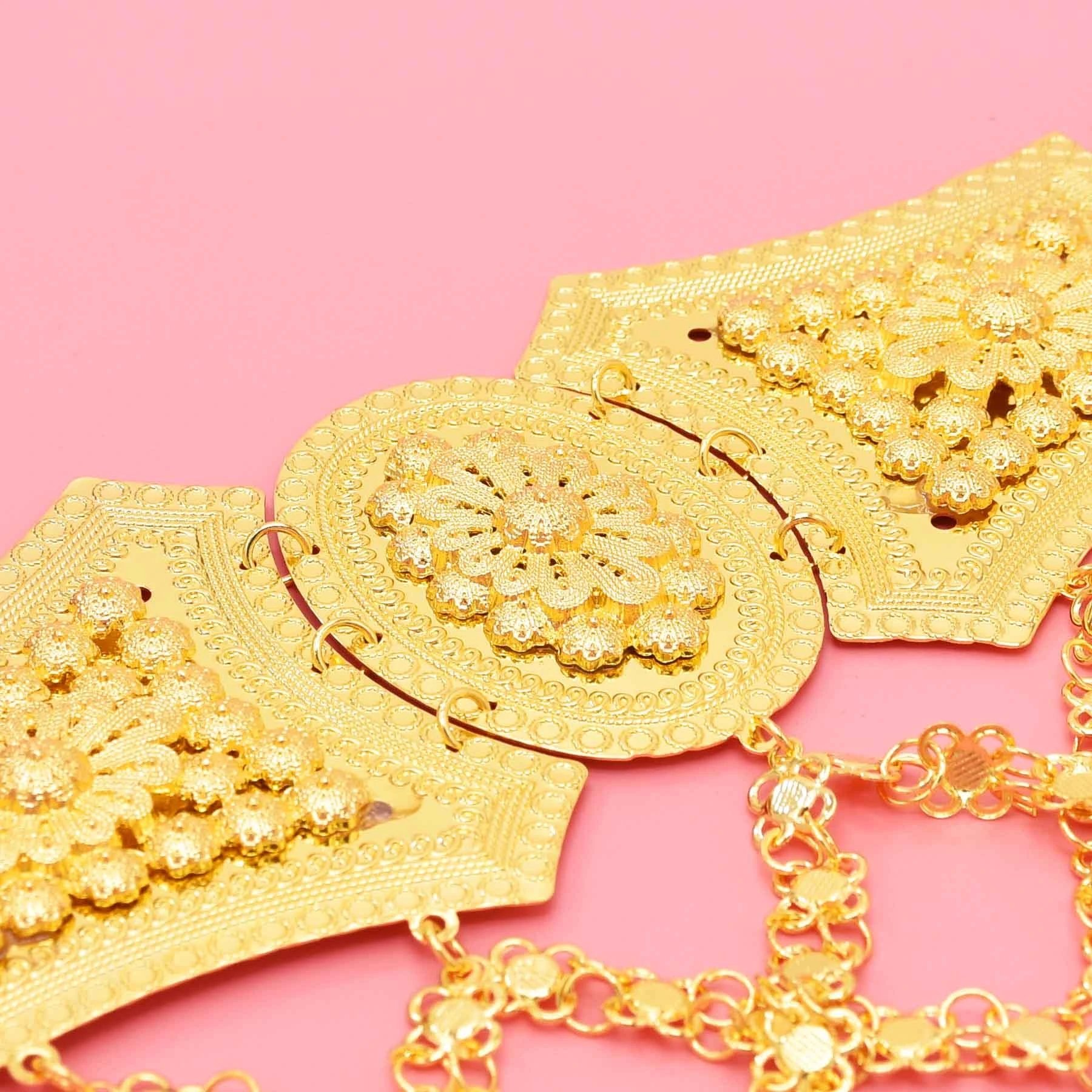 Golden Coin Tassel Women Belt Body Jewelry Ethnic Statement Waist Chains