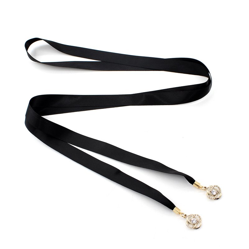 2024 New Hot Sale In Stock Cheap Lace Accessories Women Belt Waist Chain Girls Knotted For Dresses Women Big Belt