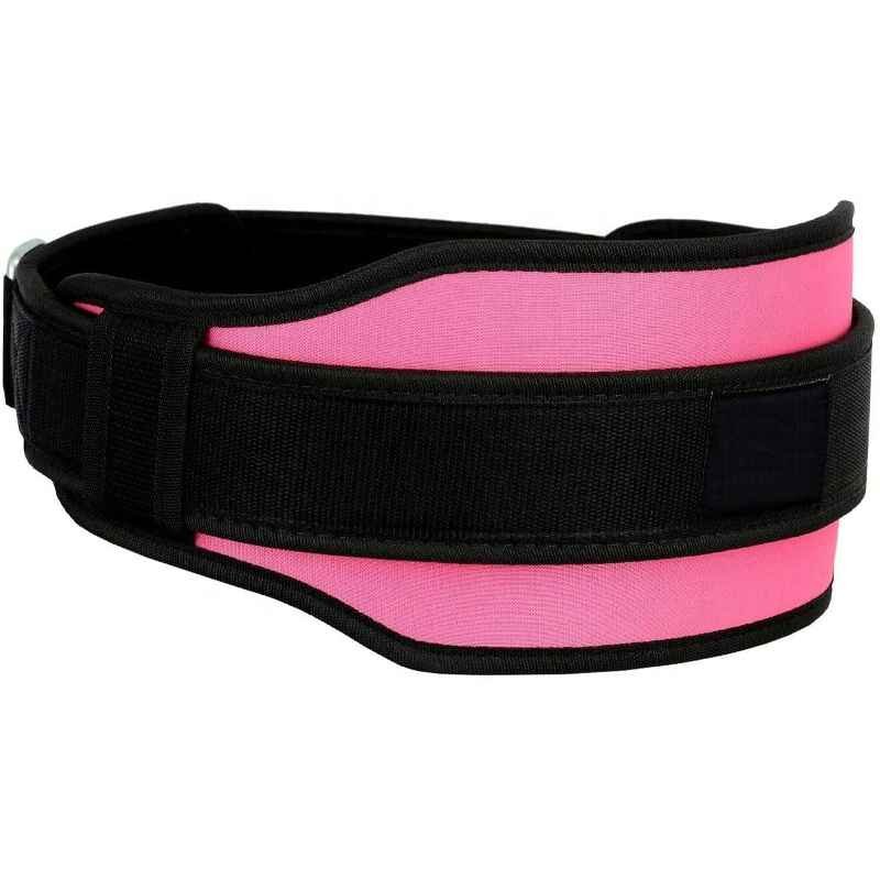 OEM 2024 Men's Self-Locking Neoprene Weight Lifting Gym Belt Nylon Belt with Custom Logo Buckle New Arrival Weightlifting Gym Nylon Belt