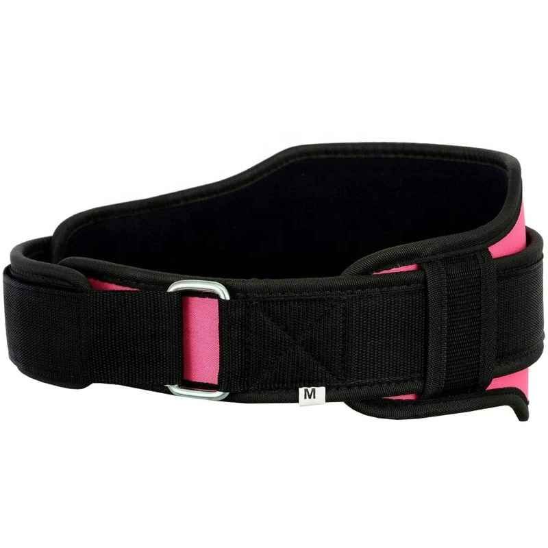 OEM 2024 Men's Self-Locking Neoprene Weight Lifting Gym Belt Nylon Belt with Custom Logo Buckle New Arrival Weightlifting Gym Nylon Belt