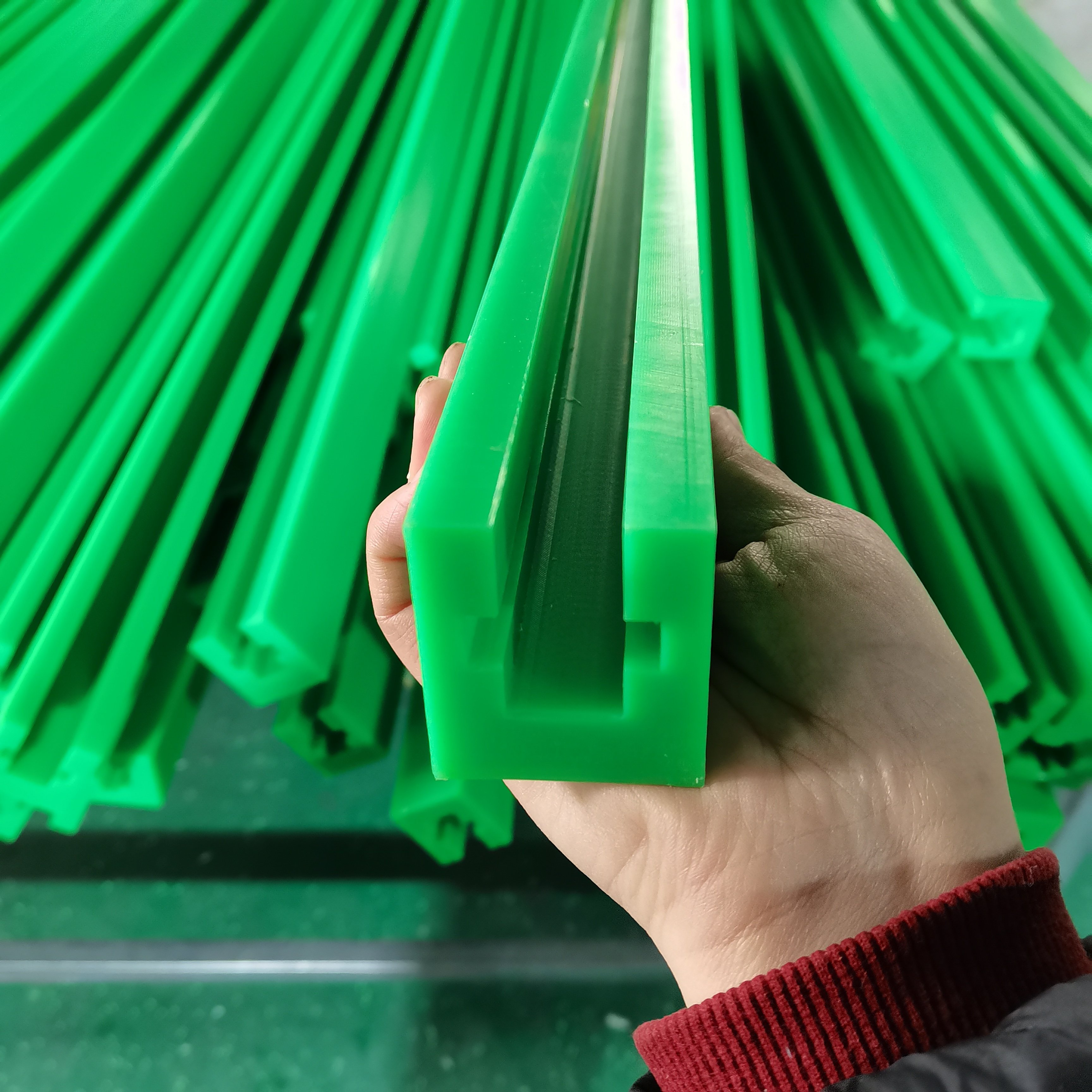 Uhmw-pe Upe conveyor chain belt Plastic Guide Rail with factory price