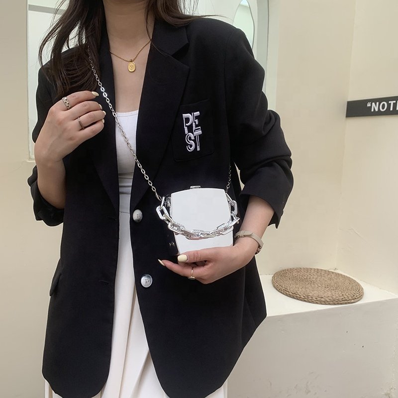 2024 Hot Fashion Luxury Acrylic New Designer Chain Bags Cross Shoulder Belt Small Jelly Handbag Mini Shoulder Bags for Women