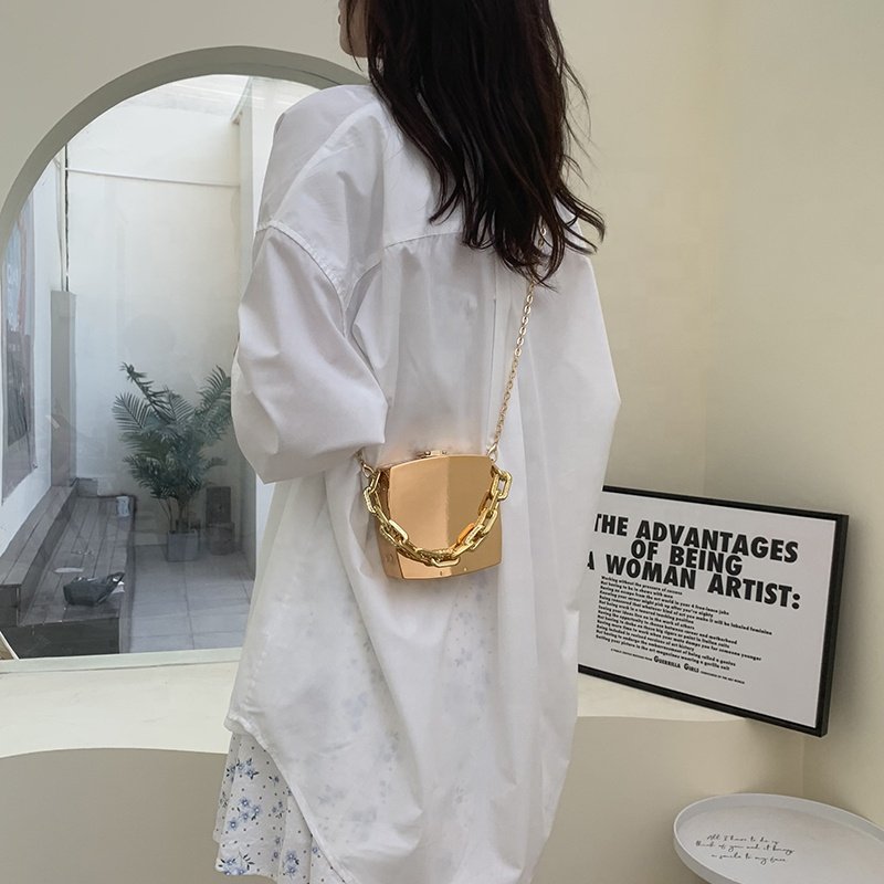 2024 Hot Fashion Luxury Acrylic New Designer Chain Bags Cross Shoulder Belt Small Jelly Handbag Mini Shoulder Bags for Women
