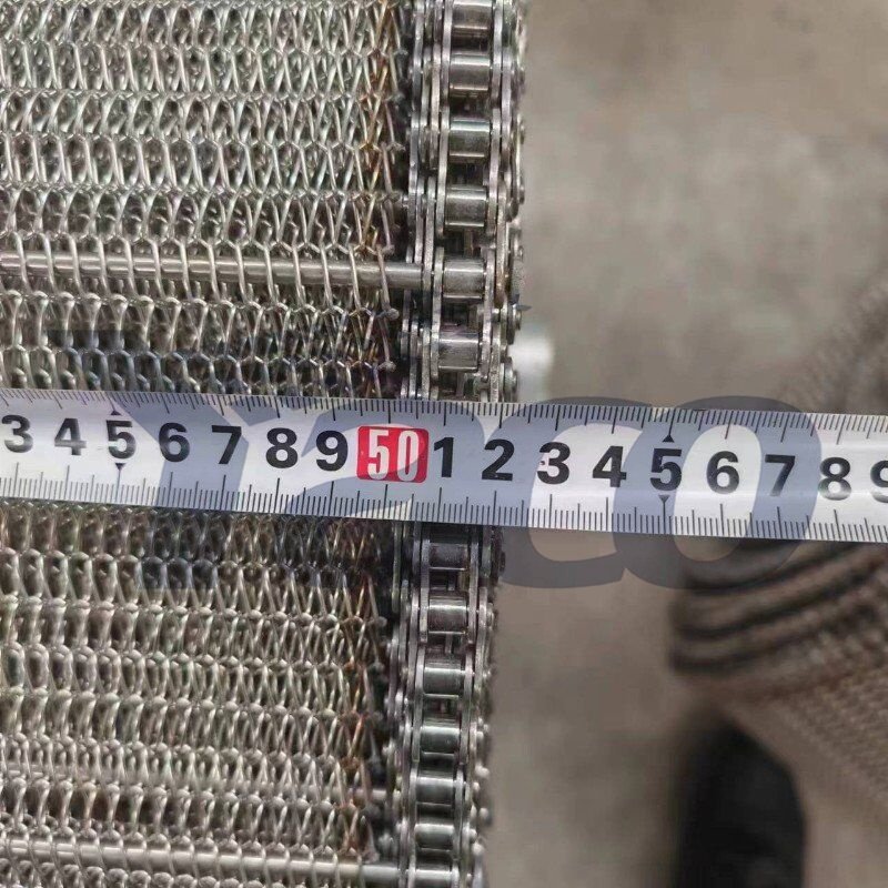 Alloy/Stainless steel spiral conveyor-belt with wheel(gear) for Material Handling Transportation