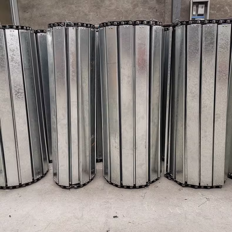 Heavy Duty Bending Buckle Chain Conveyor Industrial Assembly Line Plate Chain Conveyor Belt
