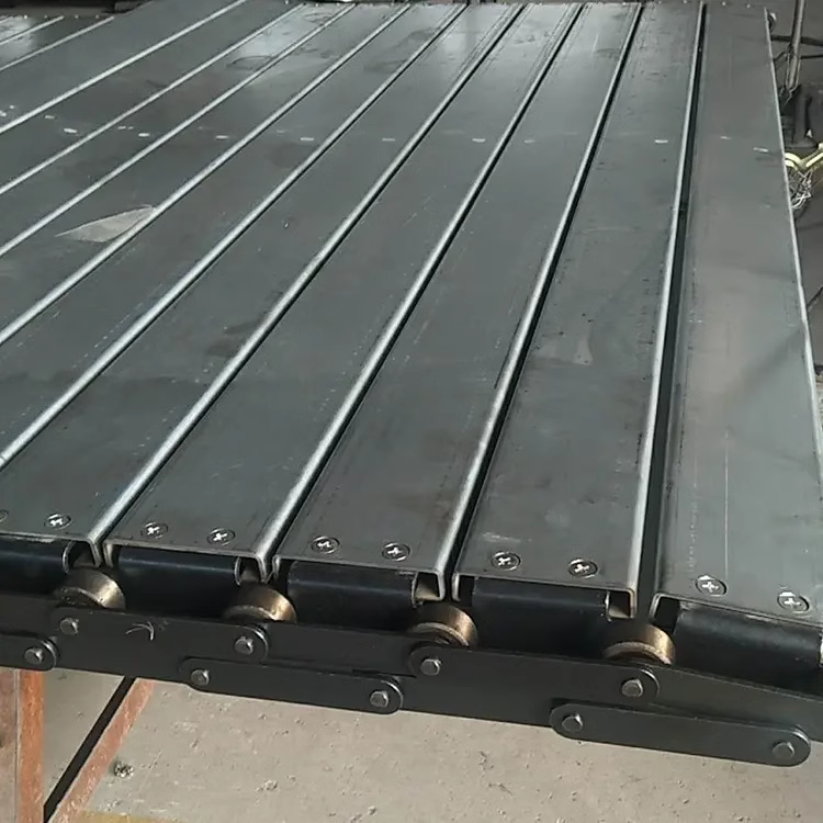 Heavy Duty Bending Buckle Chain Conveyor Industrial Assembly Line Plate Chain Conveyor Belt