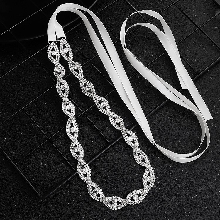 Flower Waist Chain Crystal Belts Ladies Sexy Waistlink Rhinestones Belts Wedding Hair Accessories Bridal Sash Belts Waist Chains