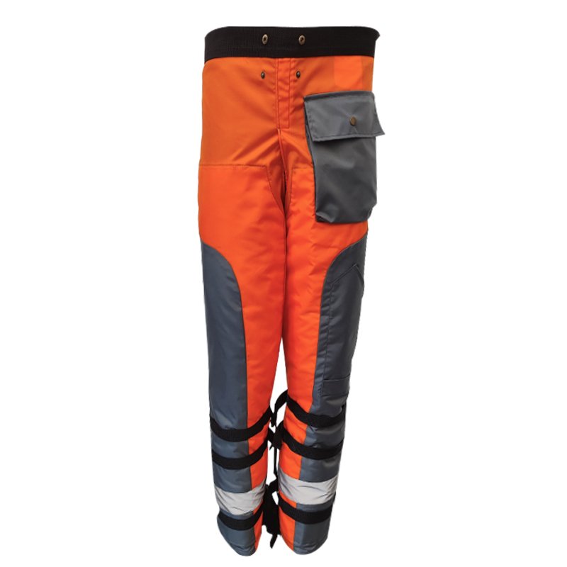 Adjustable Professional Cutter Belt Gear Pocket Orange Chainsaw Pants Safety Equipment Apron Wrap Chainsaw Chaps