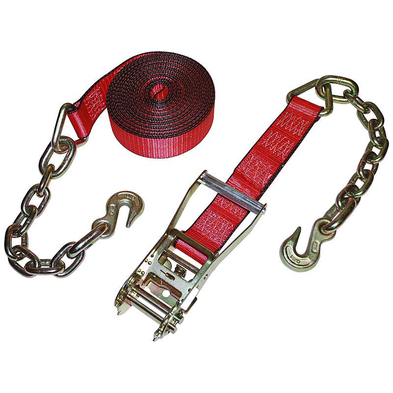 USA 2 Inch Ratchet Strap Ergo Ratchet Lashing Belt With Chain Hook Ratchet Tie Down Belts Winch Strap