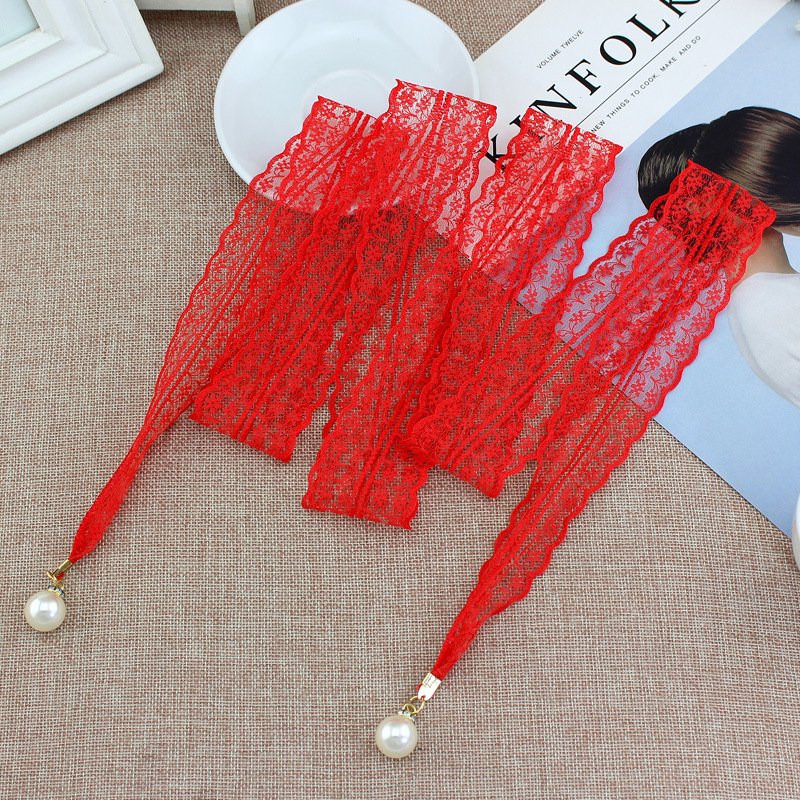 Women's Lace Belt Bow Tie Wrap Around Obi Knotted Waist Band Chain Soft For Dresses