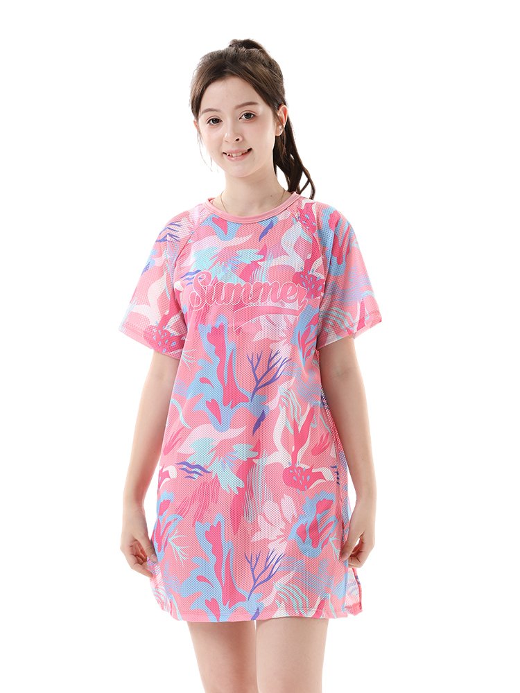 Women's Summer Slim Conservative Women's Swimwear Three Piece Breathable Skin Friendly Plus Size Swimwear