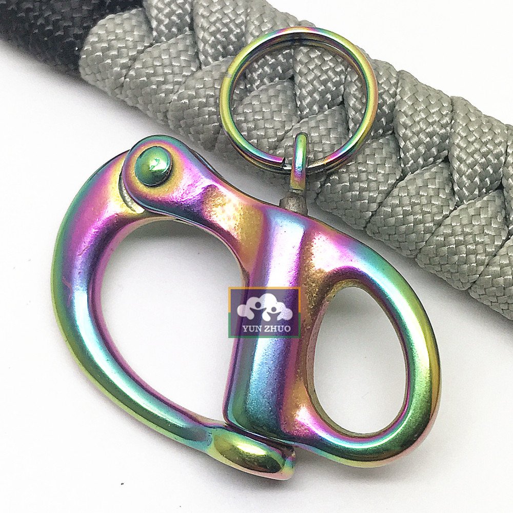 Adjustable shackle belt buckle for chain bracelet stainless steel adjustable shackle