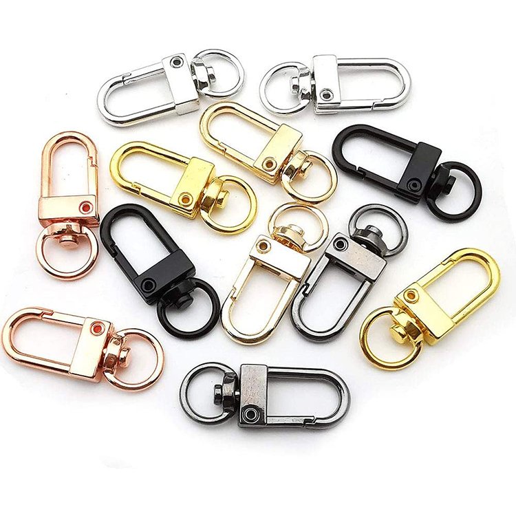 Manufacturers direct bag accessories hook metal handle bell clasp alloy cord stopper hanging clip for bag part