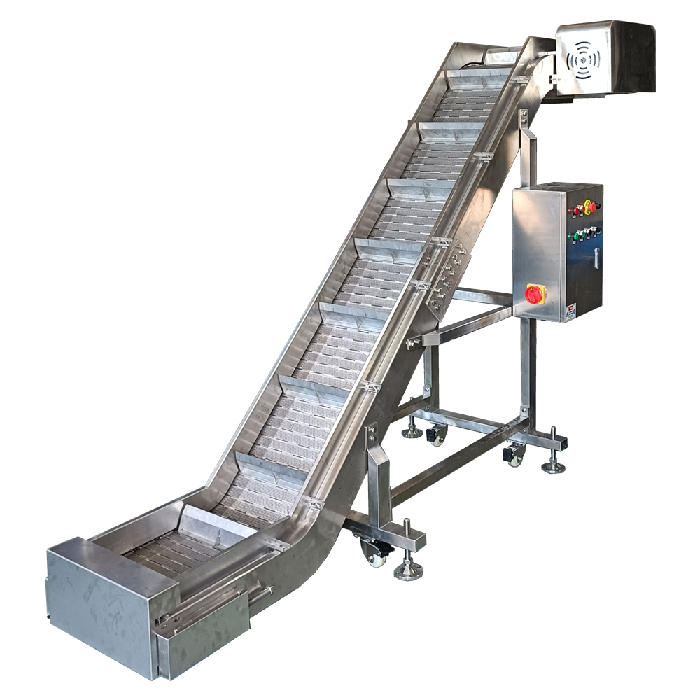 Horizontal Perforated Chain Chip Link Plate Stainless Steel Sheet Belt Metal Conveyor Hinged Belt for Seafood Drying