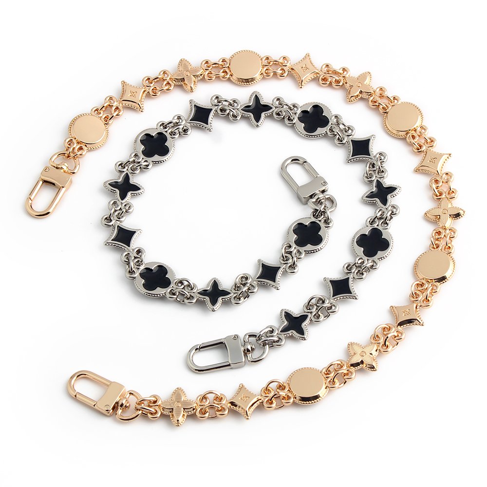 High Quality Newest Design Chain Handbag Accessories Alloy Metal DIY Shoulder Bag Chain For Ladies Handbag