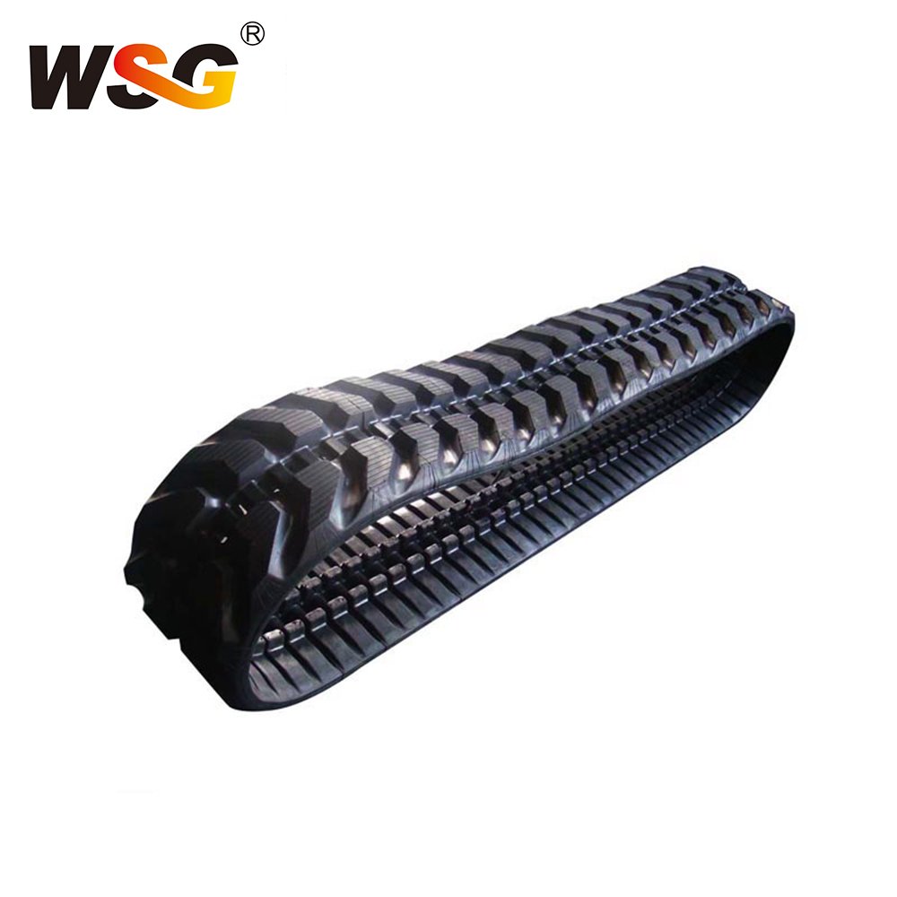 Kubota harvester rubber track chain, 450x90 track shoe , rubber track belt