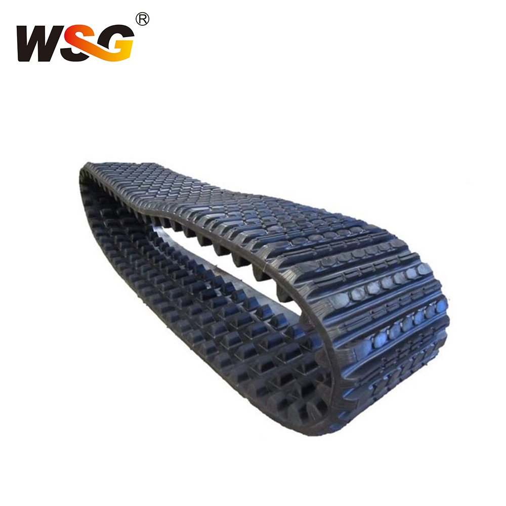 Kubota harvester rubber track chain, 450x90 track shoe , rubber track belt