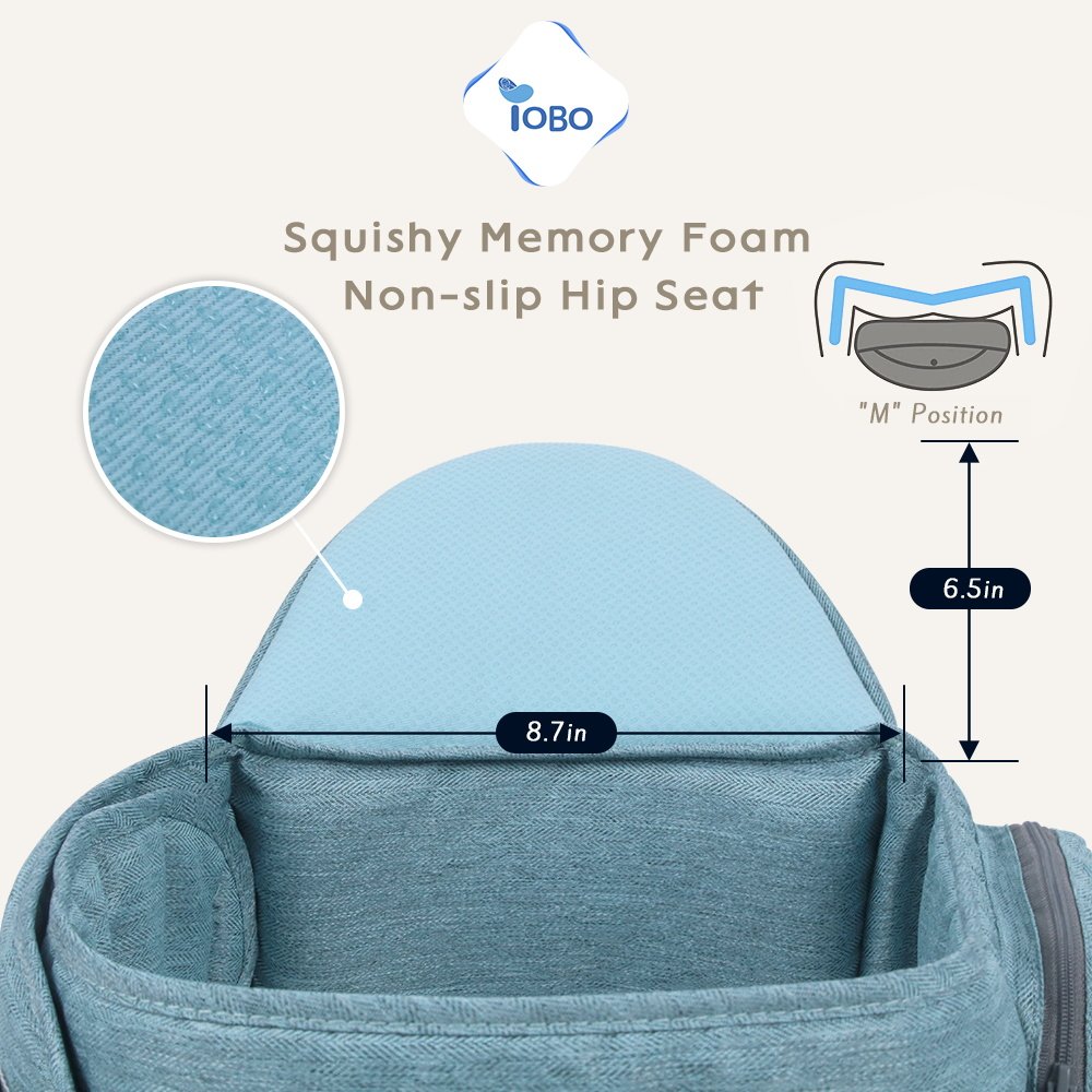2024 Advanced Adjustable Waistband &Various Pockets Ergonomic Carrier Hip Seat Baby Carrier for Newborns Toddlers up to 66lbs