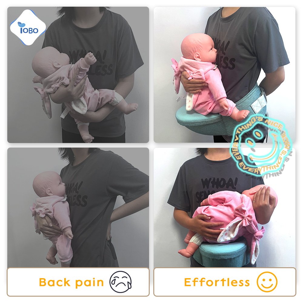 2024 Advanced Adjustable Waistband &Various Pockets Ergonomic Carrier Hip Seat Baby Carrier for Newborns Toddlers up to 66lbs