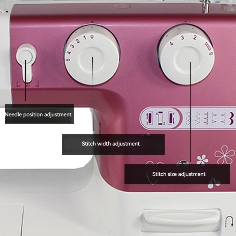 Electric Heavy Duty Sewing Machine 180SZ Desktop Multifunctional Household Clothes Car Eating Thick Belt Overlock Sewing