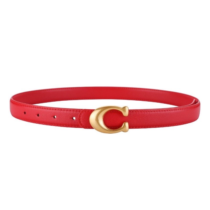 Women's custom leather belt
