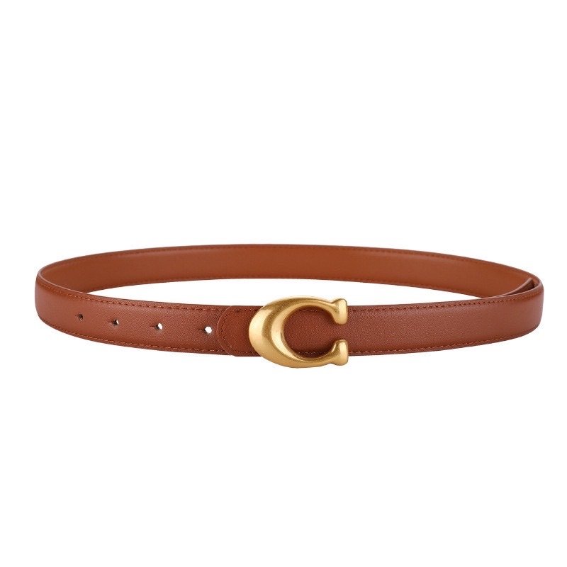 Women's custom leather belt