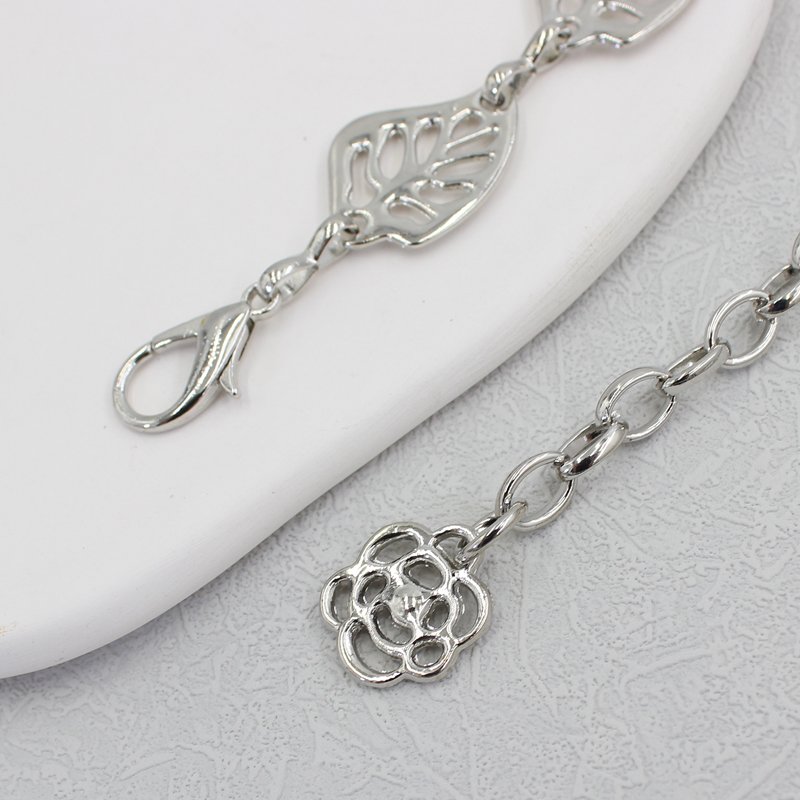 New Ladies Fashion Accessories Luxury Designer High Quality Silver Metal Thick Chain Waist Belts for Women