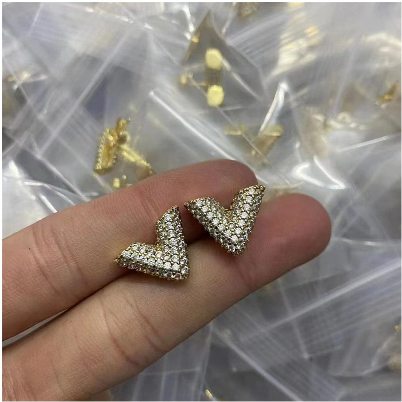 Fashion Designer Inspired Jewelry Famous Brands Bangles Luxury Earrings Cc D Double G Women Earrings Necklace Wholesale
