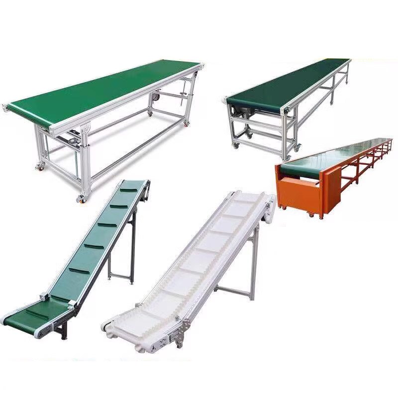 New Design Customized Powered Stainless Steel Conveying Equipment Speed Adjusted Attach Conveyors SUS Chain Plate Belt Conveyor