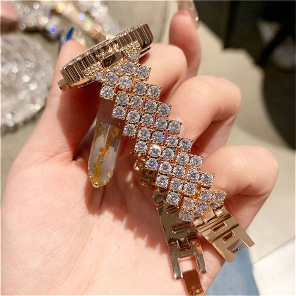 2Pcs Set Women's Bangle and Bracelet ladies watch with bracelets Set