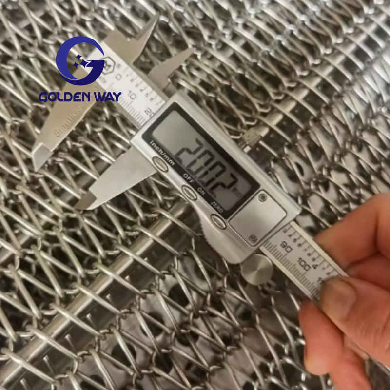 Cheap Wholesale Chain Edge Driven Double Balanced Stainless Steel Spiral Mesh Belt For Automotive Industry