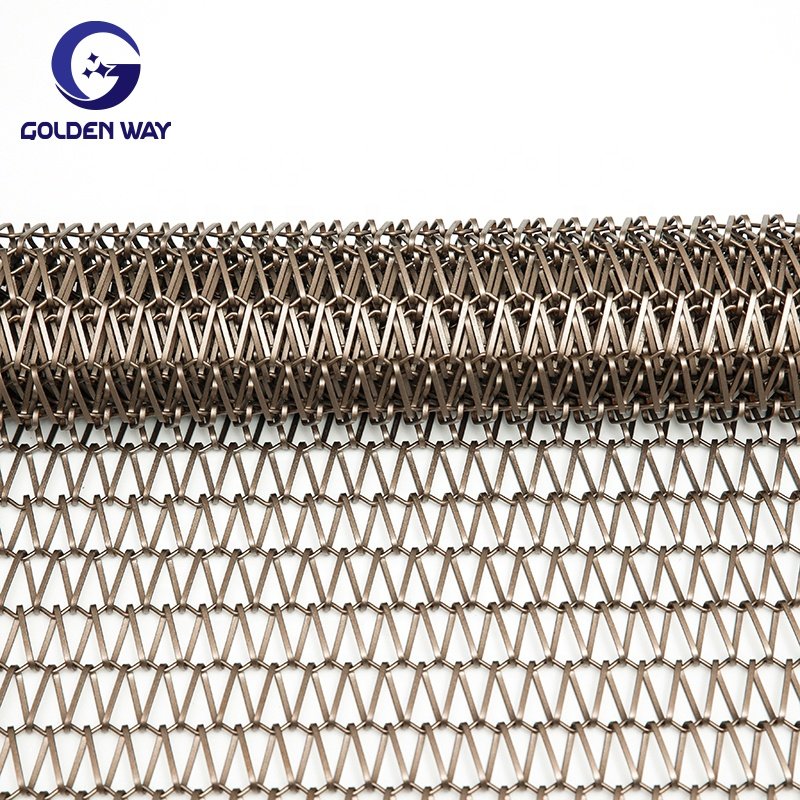 Cheap Wholesale Chain Edge Driven Double Balanced Stainless Steel Spiral Mesh Belt For Automotive Industry