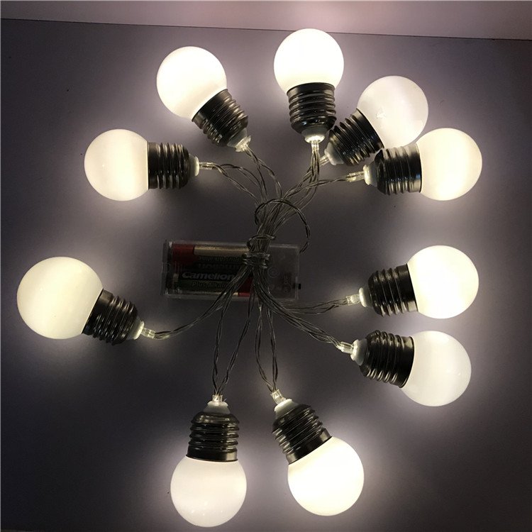 10m 5m Low Voltage Belt light G50 RGB Multicolor Unbreakable Globe Ball Bulb LED Chain Festoon String Light