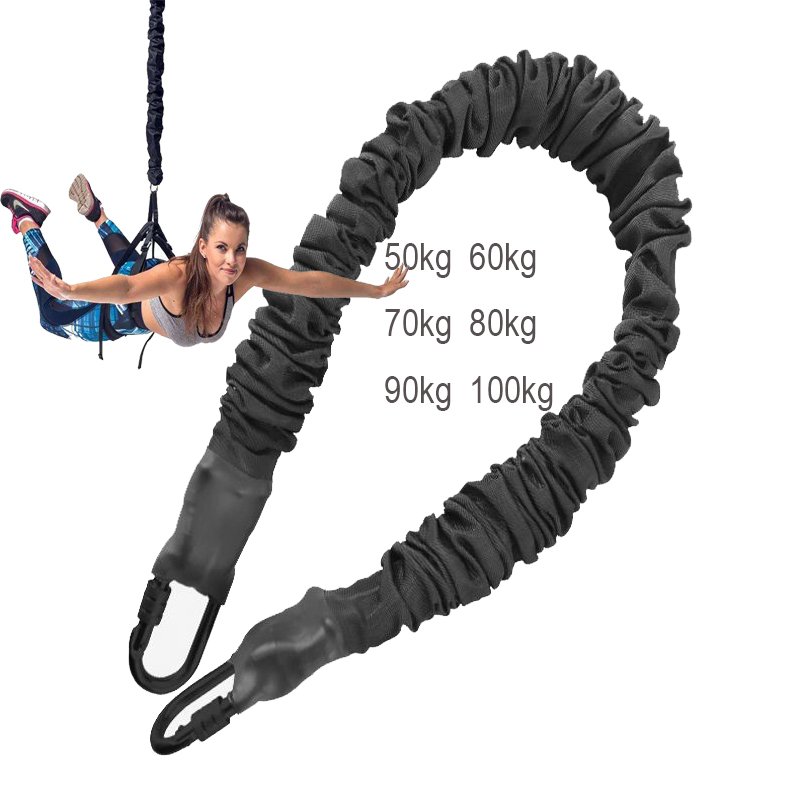 50kg 80kg-110kg 150 pounds 200 pounds aerial bungee jumping equipment full set bungee cord dance fitness bands resistance
