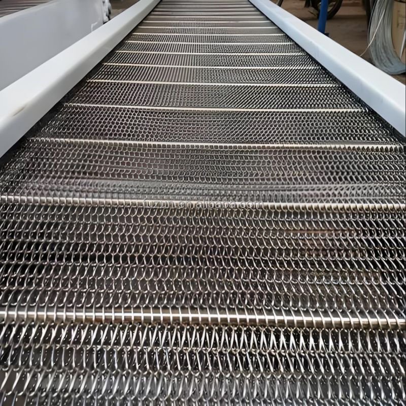 304,316 Stainless steel chain plate conveyor metal mesh belt