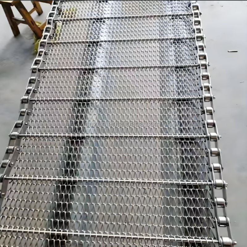 304,316 Stainless steel chain plate conveyor metal mesh belt